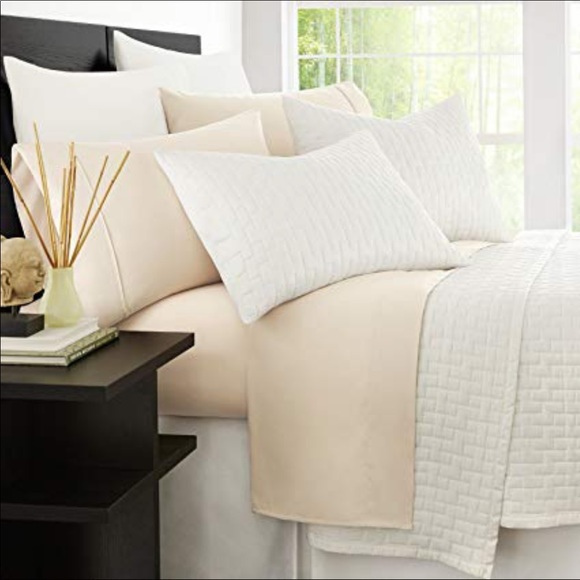 Bedding Egyptian Bamboo Feel 180 Count Fiber Sheets Poshmark